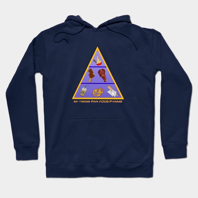 Theme Park Food Pyramid Hoodie by Smagnaferous